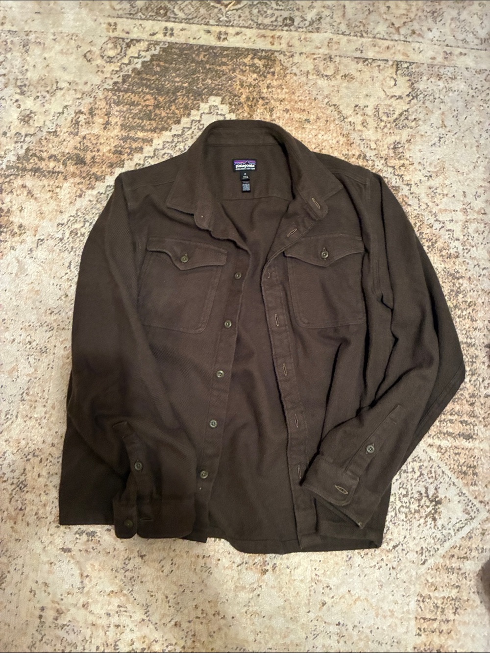 Patagonia Men's Brown Lightweight Shirt Jacket